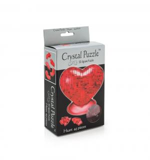 Головоломка 3D  Сердце красное цвет: красный Crystal Puzzle