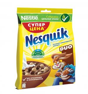 Готовый завтрак  Nesquik DUO шоколадные шарики, 700 г, 1 шт Nestle