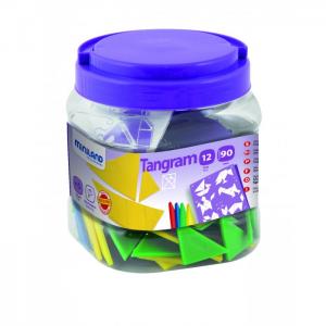 Развивающая игрушка  Танграм 12 комплектов 84 элемента Miniland