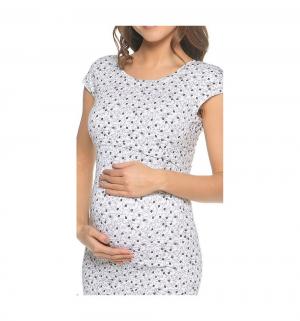 Сорочка Ночная для беременных и кормящих, цвет: белый 40 Недель