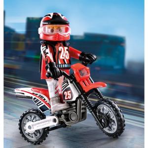Конструктор  Экстра-набор: Водитель мотоцикла Playmobil