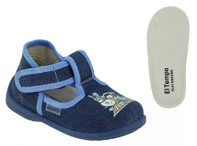 Туфли текстильные , цвет: голубой El Tempo