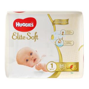 Подгузники  Elite Soft 1 (0-5 кг) 84 шт. Huggies