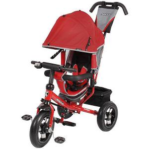 Трёхколёсный велосипед  Comfort Air, 12x10 Moby Kids. Цвет: красный