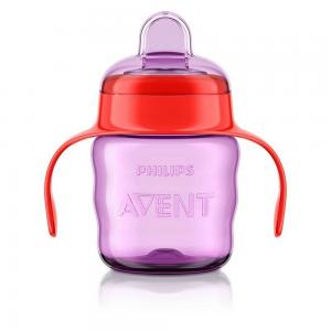Чашка-поильник  Comfort, с 6 месяцев, цвет: розовый Philips Avent