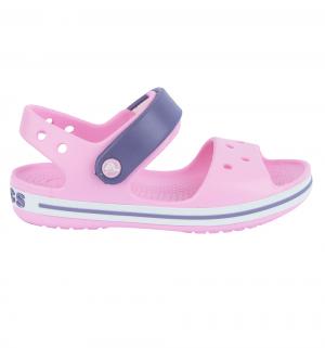 Сандалии  Crocband Sandal Kids Carnation/Blue Violet, цвет: розовый/фиолетовый Crocs