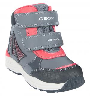 Ботинки  New gulp boy, цвет: серый/красный Geox