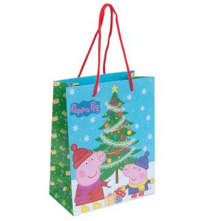 Подарочный пакет  Пеппа зимой, 35 x 25 9 см Peppa Pig