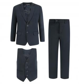 Костюм пиджак/жилет/брюки , цвет: черный Rodeng