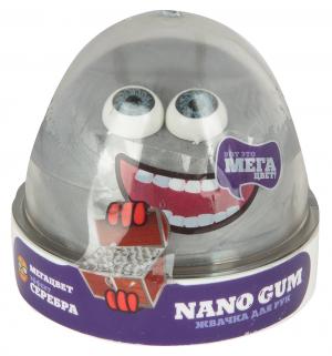 Жвачка для рук  эффект серебра (50 г) Nano Gum