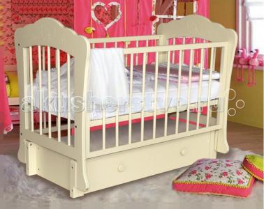 Детская кроватка  Лилия (продольный маятник) Можгинский лесокомбинат