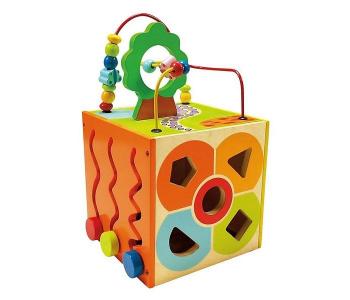 Деревянная игрушка  многофункциональный куб 84189 Bino