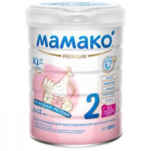 2 Молочная смесь на основе козьего молока 800 г Мамако