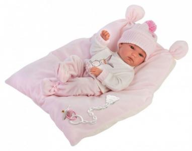 Кукла младенец в розовом c одеяльцем 35 см L 63556 Llorens