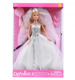 Кукла  Невеста в розовом платье 28 см Defa