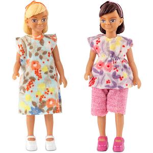 Куклы для домика  Две девочки Lundby. Цвет: разноцветный