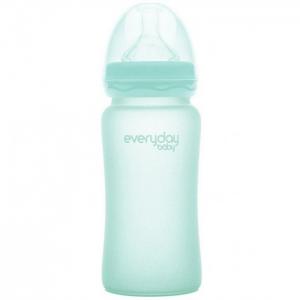 Бутылочка  Стеклянная с защитным силиконовым покрытием 240 мл Everyday Baby