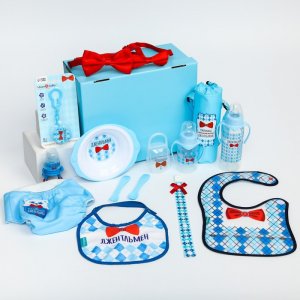 Детский подарочный набор промобокс ХИТЫ Джентльмен Mum&Baby