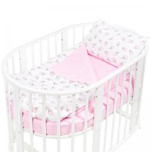 Комплект постельного белья  Gelato Rosa, цвет: розовый 4 предмета наволочка 60 х 40 см Sweet Baby