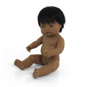 Кукла Baby Doll latinoamerican boy Polybag 38 см Miniland