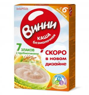 Каша  безмолочная 7 злаков с 6 месяцев 220 г 1 шт Винни