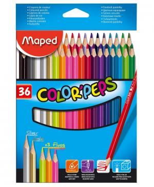 Набор из 36 цветных карандашей ColorPeps Maped