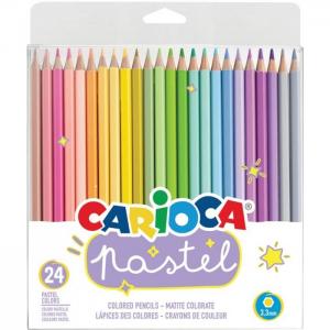Карандаши цветные Pastel 24 цвета Carioca