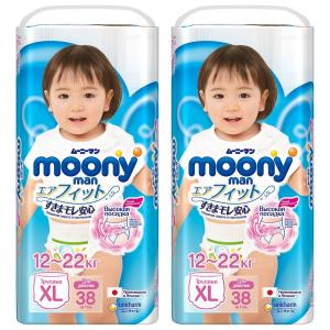 Трусики-подгузники  Megabox, р. 4+, 12-17 кг, 76 шт Moony