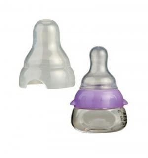 Бутылочка-дозатор  Medi-Nurser для лекарств и прикорма полипропилен с рождения, 15 мл, цвет: фиолетовый Nuby