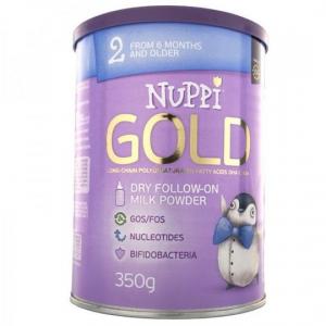 Молочная смесь  Gold 2 адаптированная с 6 месяцев, 350 г Nuppi