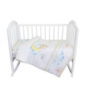 Комплект постельного белья в детскую кроватку  Мишка на луне Baby Nice