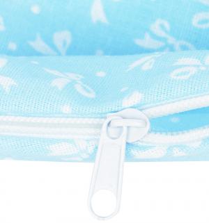 Наволочка Соня длина по краю 190 см, цвет: голубой Smart-textile