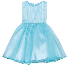 Нарядное платье  для девочки Vitacci. Цвет: голубой