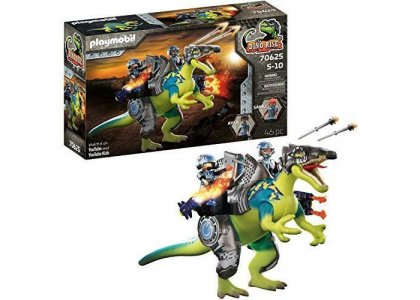 Игровой набор Спинозавр Двойная защита Playmobil
