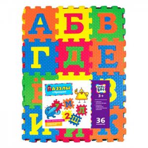 Пазлы с буквами 36 элементов 33x25 см Kribly Boo