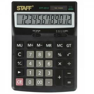 Калькулятор настольный STF-2512 12 разрядов Staff