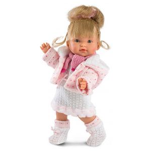 Кукла  Валерия, 28 см Llorens. Цвет: розовый