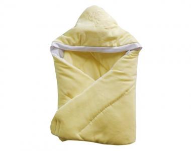 Конверт-одеяло велюр с вышивкой Папитто
