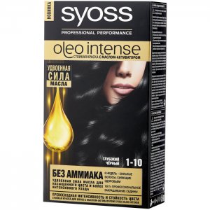 Oleo Intense Краска для волос 1-10 Глубокий чёрный Syoss