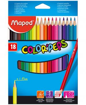 Набор из 18 цветных карандашей ColorPeps Maped
