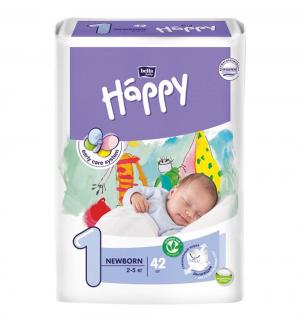 Подгузники  Baby Happy Newborn 1 (2-5 кг) 42 шт. Bella