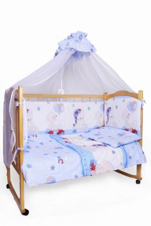 Комплект постельного белья  Мишкин сон, цвет: голубой Amarobaby