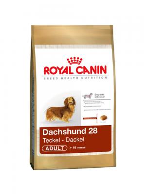 Сухой корм  для взрослых собак породы такса, 7.5кг Royal Canin
