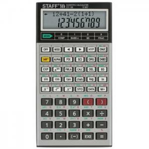 Калькулятор инженерный двухстрочный STF-169 242 функции 10+2 разрядов Staff