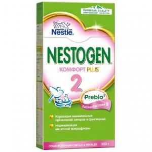 Молочная смесь  Комфорт Plus 2 с пребиотиками 6 месяцев, 350 г Nestogen