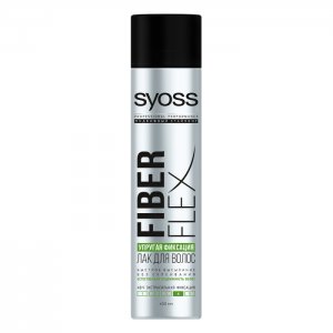 Лак для волос FiberFlex упругая экстрасильная фиксация 400 мл Syoss