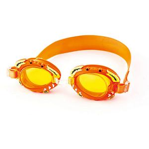 Очки для плавания  Крабик, оранжевые INDIGO. Цвет: оранжевый