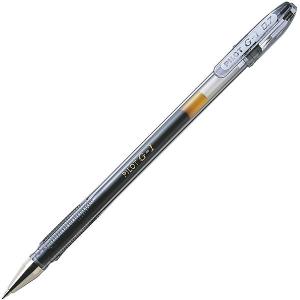 Ручка гелевая  G-1, чёрная Pilot. Цвет: черный