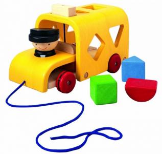 Деревянная игрушка  Сортер Автобус Plan Toys