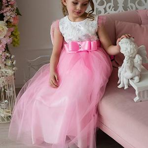 Нарядное платье Barbie Unona. Цвет: розовый